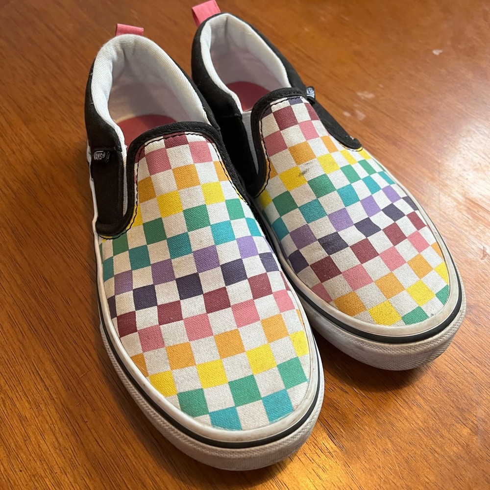 VANS multicolored checkered